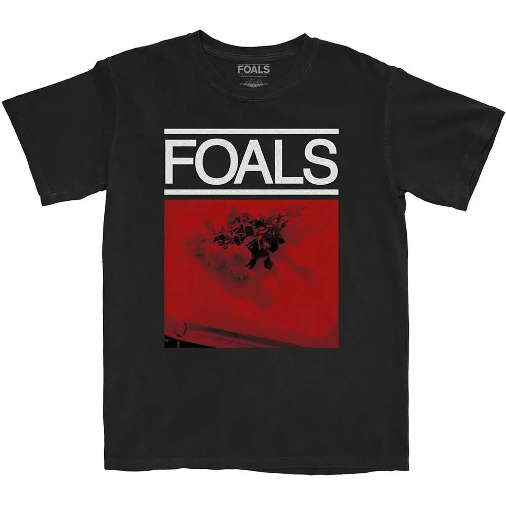 Foals Red Roses Black T Shirt New Official