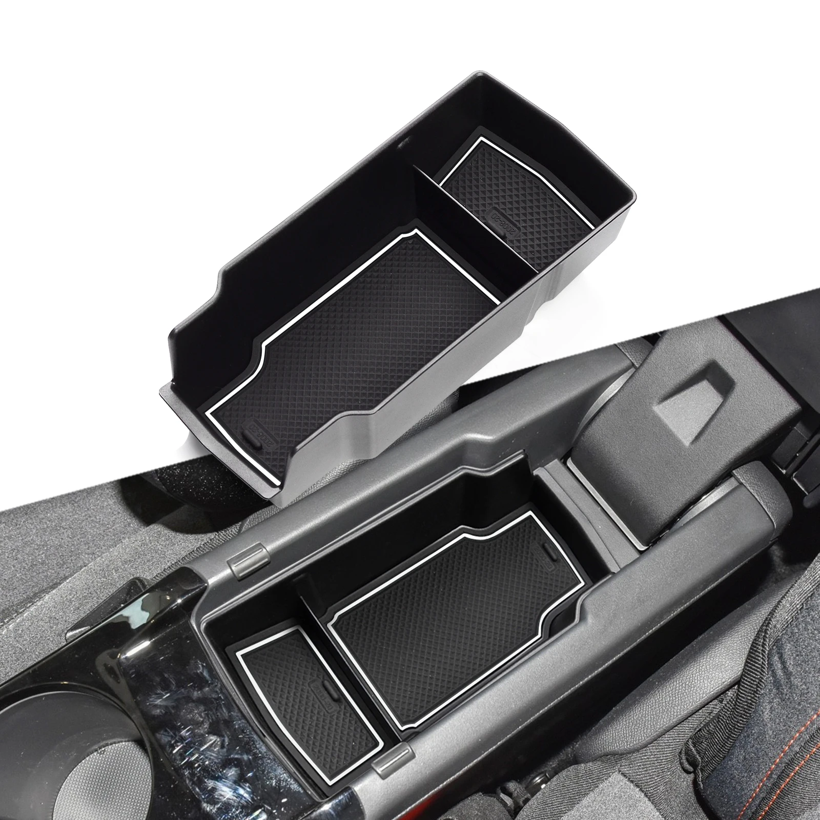 Контейнер для хранения с центральным подлокотником для Peugeot 208 e-208 2019 - 2024 E208 2008 GT E2008