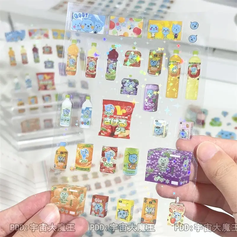 ملصقات أفلام مقطوعة ذات طابع كرتوني من سلسلة Ins Style، مثل الملصقات الصغيرة لحساب Guka المحمول #5