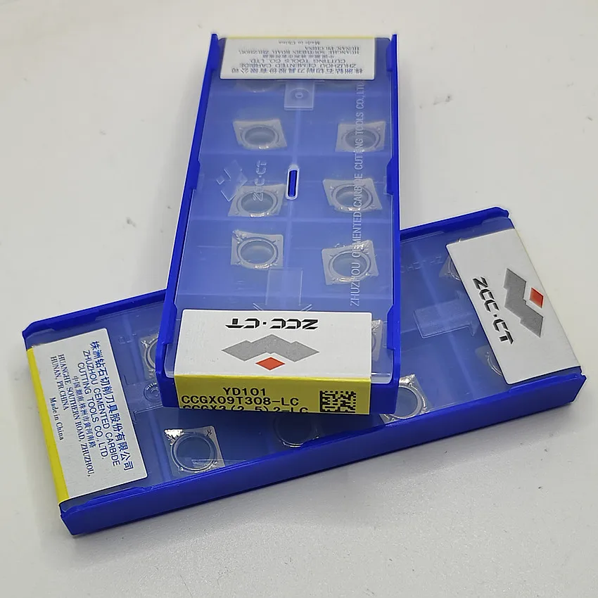 

CCGX09T302-LC YD101/CCGX09T304-LC YD101/CCGX09T308-LC YD101 ZCC.CT Твердосплавные пластины с ЧПУ Токарные пластины Инструменты 10 шт./кор.