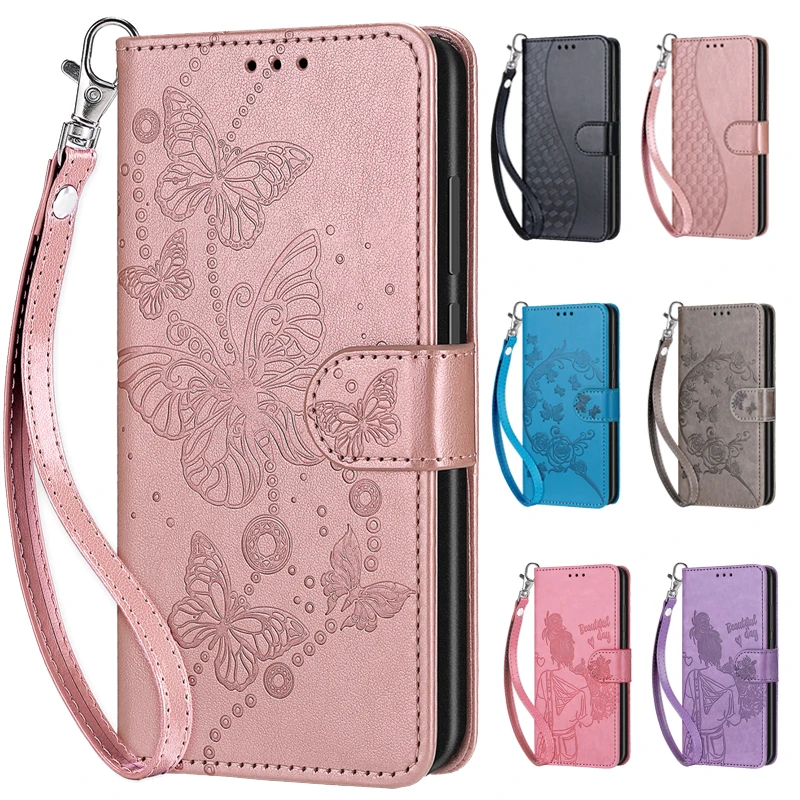 Leather Case For A37 A57 Shockproof Cases Wallet Flip Cover For Samsung Galaxy A37 A57 A17 A16 A26 A36 A56 4G 5G 3D Pattern Etui