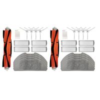 New Factory 2X For Xiaomi Mi Robot Vacuum Mop 2 Pro Robot Vacuum Accessories Set, Main Brush,Cleaning Cloths,Hepa Filter,Side Br