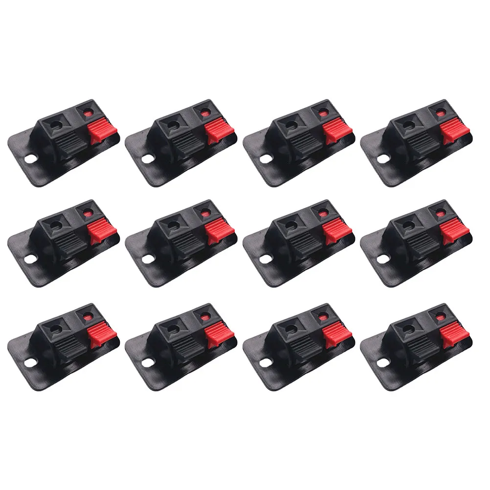 30Pcs Speaker Connector Terminal 2-Way Loudspeaker Cup Connector Sound Equipment Accessories Speaker Box Terminal Replacement