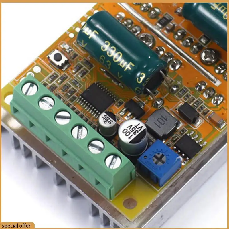 

A68Z DC5-50V BLDC Трехфазный контроллер бесщеточного двигателя постоянного тока ШИМ без датчика Холла Драйвер управления двигателем Холла Источник питания