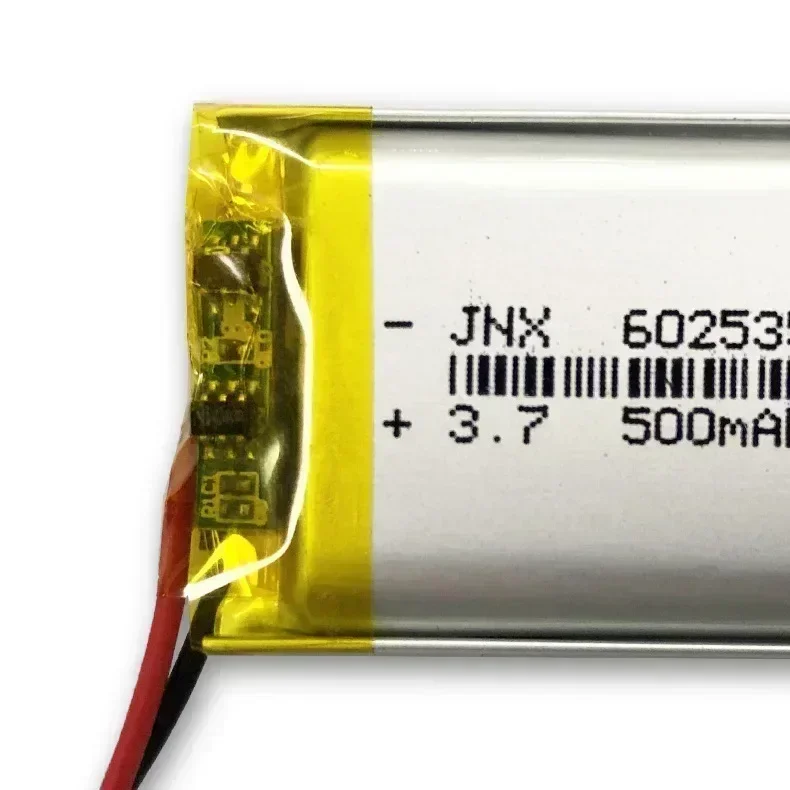 New 602535 500mAh 3.7V Rechargeable Li-Po Lithium Ion Polymer Battery for MP3 MP4 GPS Bluetooth Speaker Pos Machine