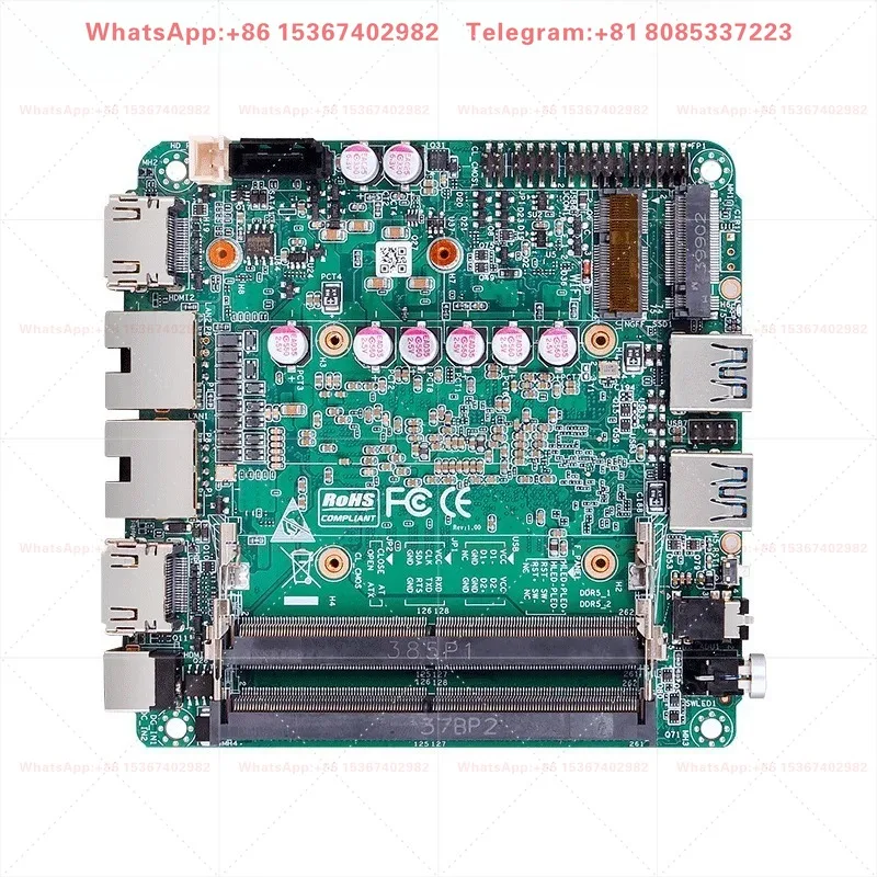 Ultra7 255H industrial control motherboard mini AI workstation locally deployed deep learning training host