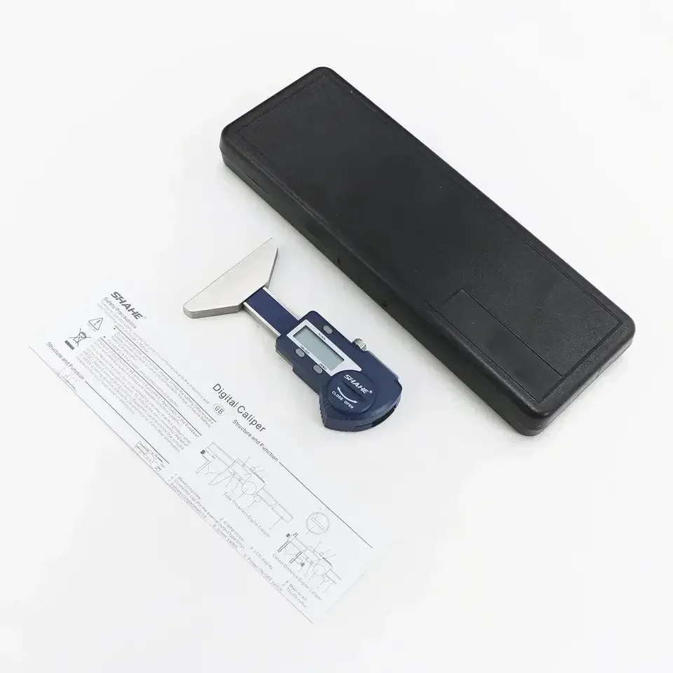 SHAHE Digital Depth Gauge 0-25mm/0-50 mm Tread Depth Gauge For Car Tire Digital Depth Calipers Measuring Tools gallery 5