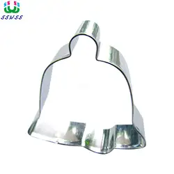 Anniversary Cake Biscuit Stainless Steel Baking Molds,School Bus The Small Bell Shaped Cake Decorating Fondant Cutters Tools