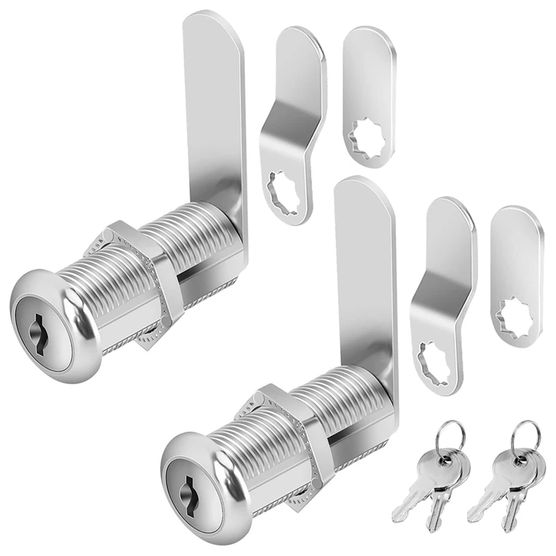 FYBL-Cabinet Locks With Keys,1-1/2Inch Long Cam Locks Keyed ,Cabinet Cam Lock Set For Cabinets RV Storage Lock Tool Box Lock
