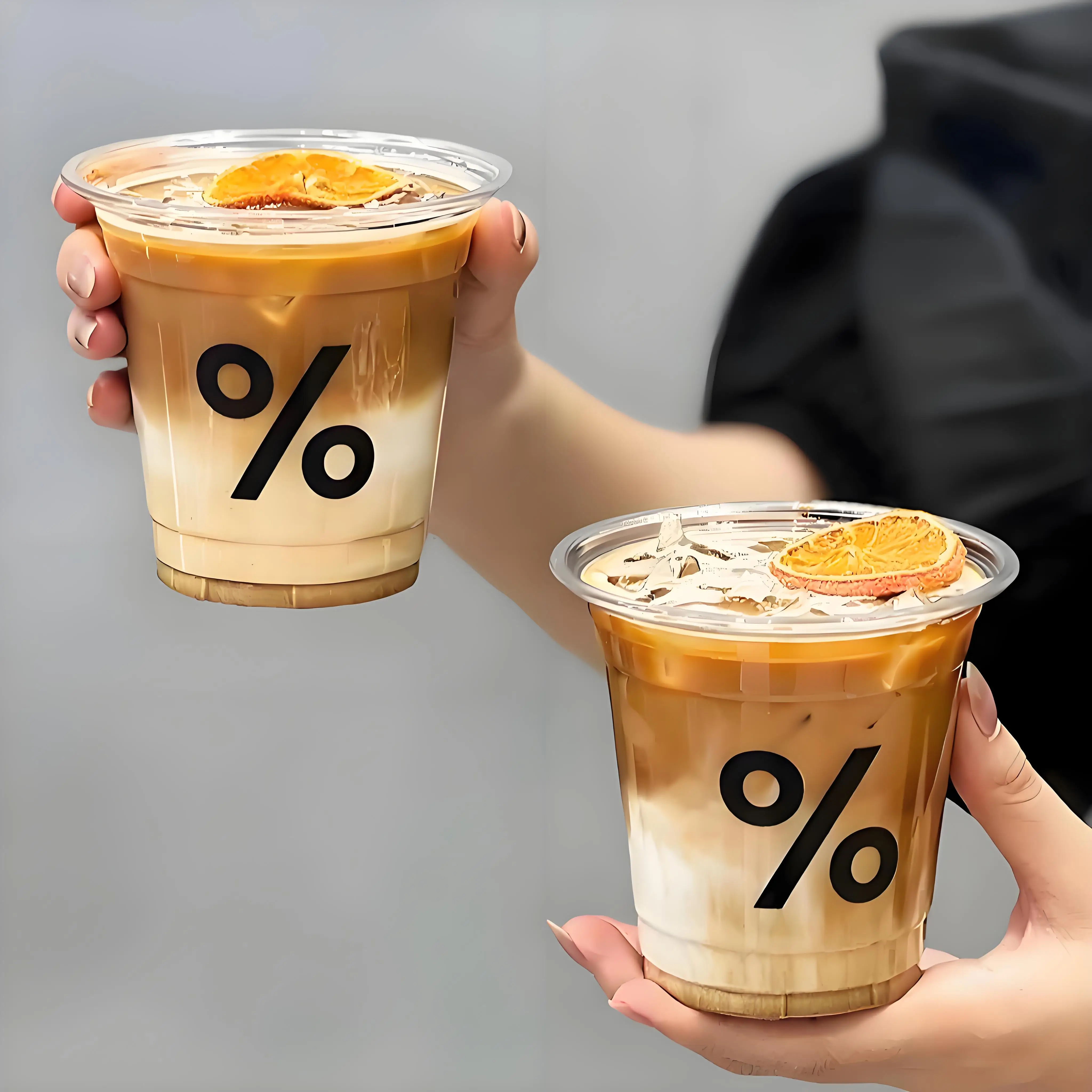 1000pcs 12oz 360ml，14oz 400ml Customized Printed Transparent Plastic Cup, Disposable Cups of Coffee,Juice, Bbeverage, Ice Cubes