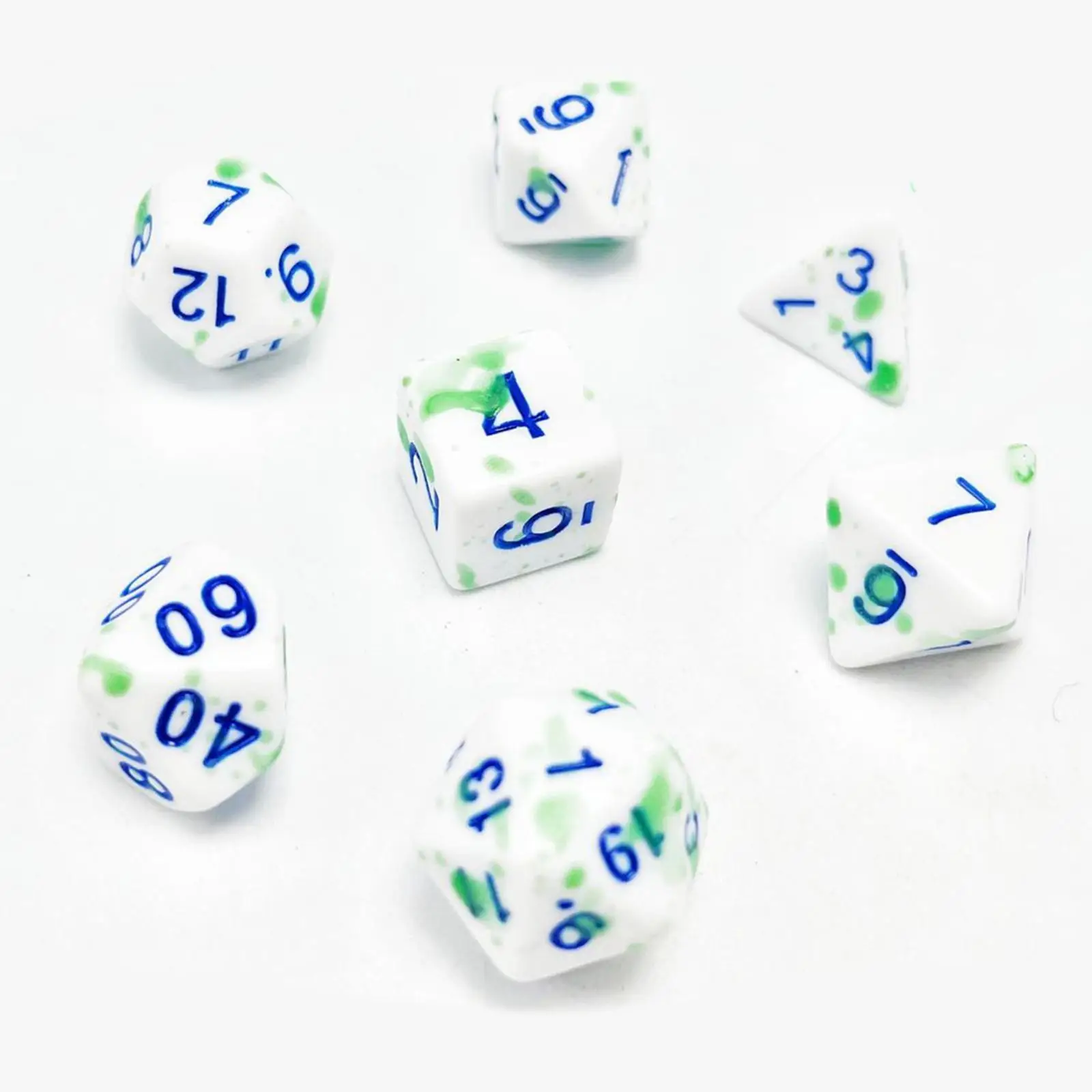 

7x D8 D10 D12 D20 Multisided Dice Family Gatherings Handmade Gift Entertainment