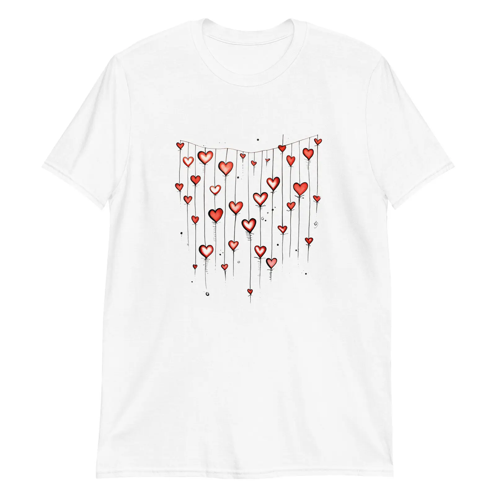 Hearts on a String: Love Airs Out T-Shirt