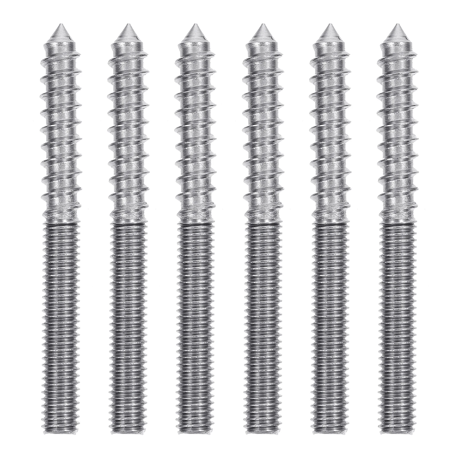 

6pcs Thread Self-Tapping Screws Double Headed Bolts Hexagonal Socket Screw For Furniture Hanger Bolt Home Supplies Mining