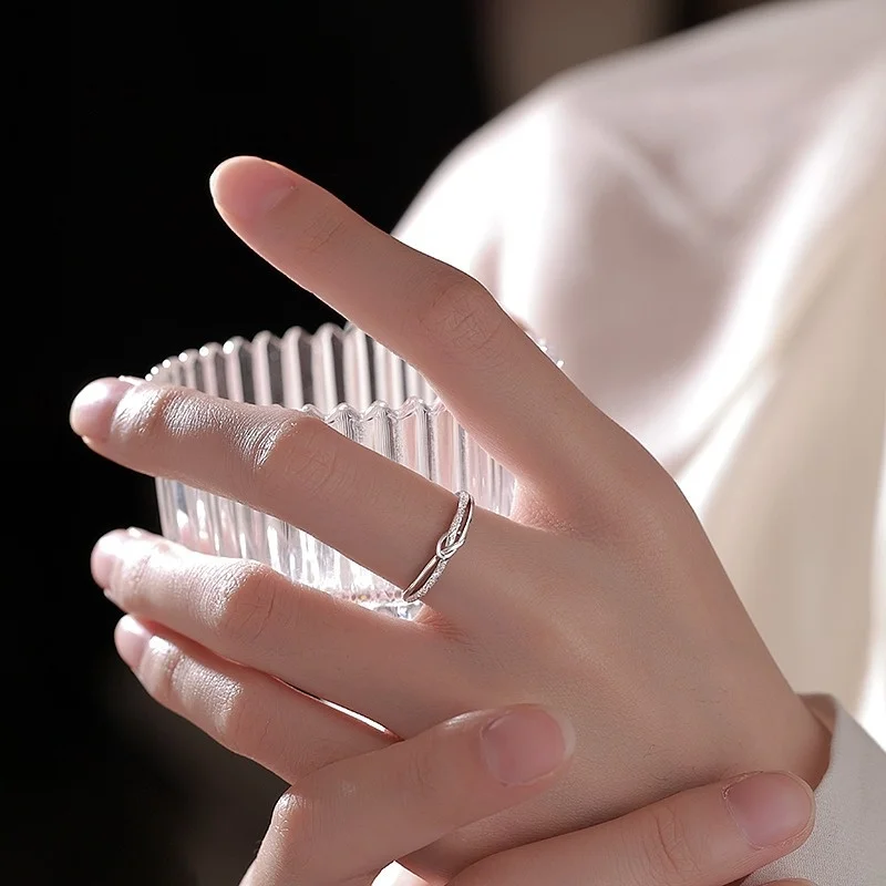 

2025 New 925 Pure Silver Multi-Layer Retro Fashion Ring Slimming And Delicate Personality Fit For Women With Temperament