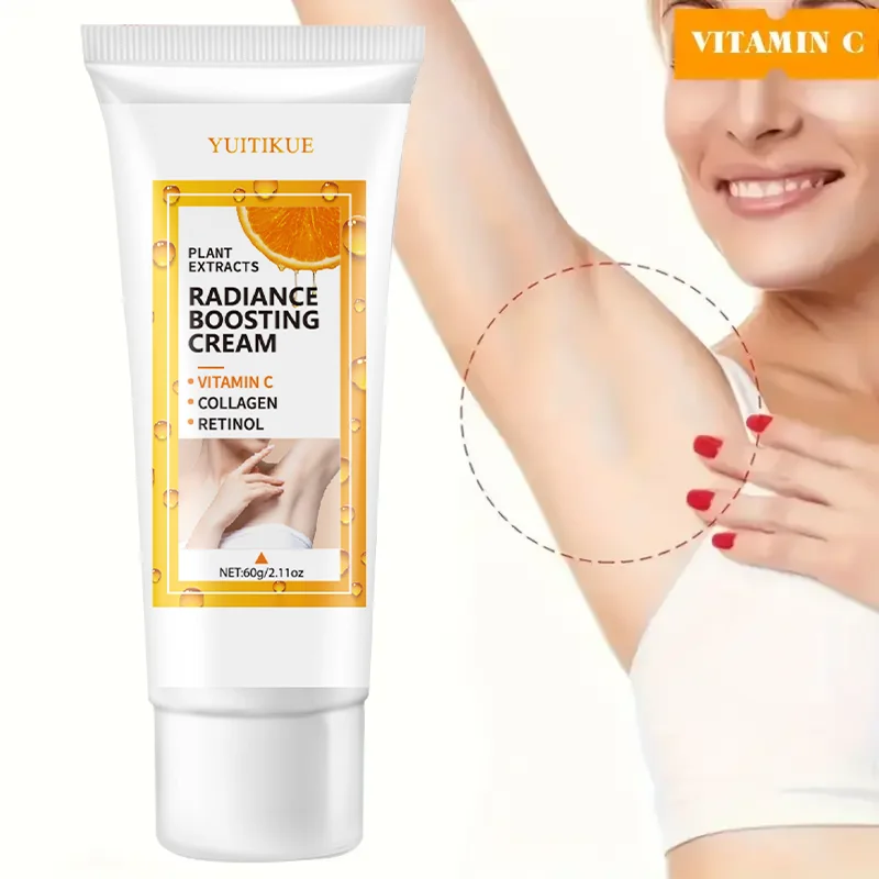 YUITIKUE Radiance Boosting Body Cream 60g Vitamin C Collagen Retinol Skin Brightening Lotion
