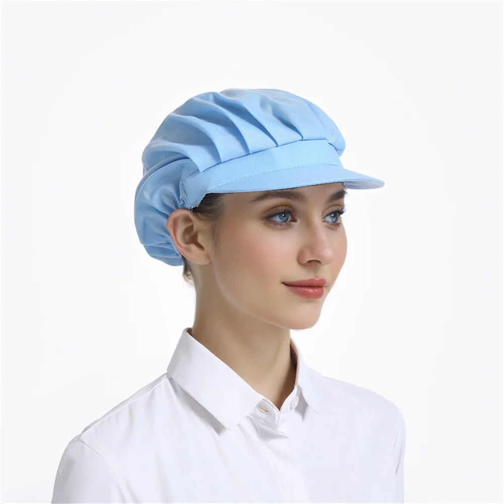 1PC High Quality Chef Hats Are Suitable For Kitchen Baking Cooking Safety Hygiene Multiple Types Work Clothing Accessories Hat