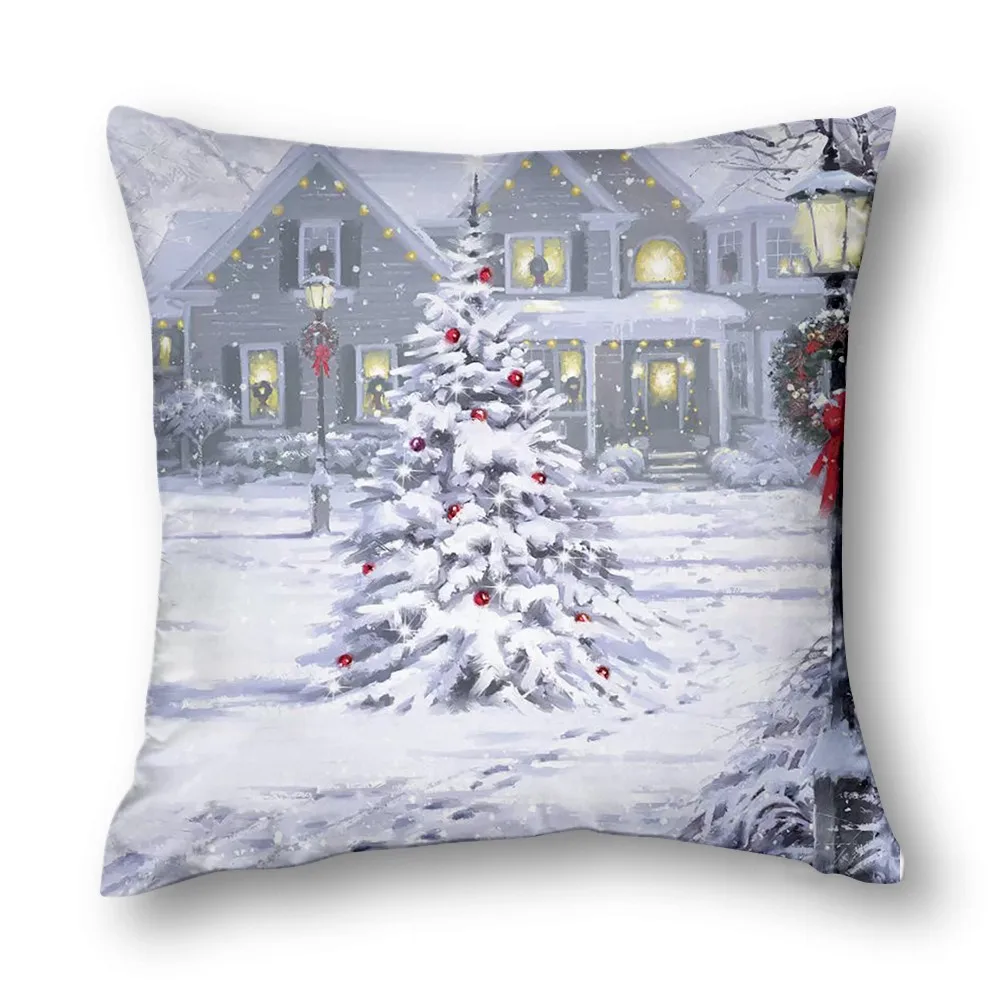 Christmas Decoration Cushion Cover - Upgrade Your Home Decor With Festive Spirit Living Room Decor