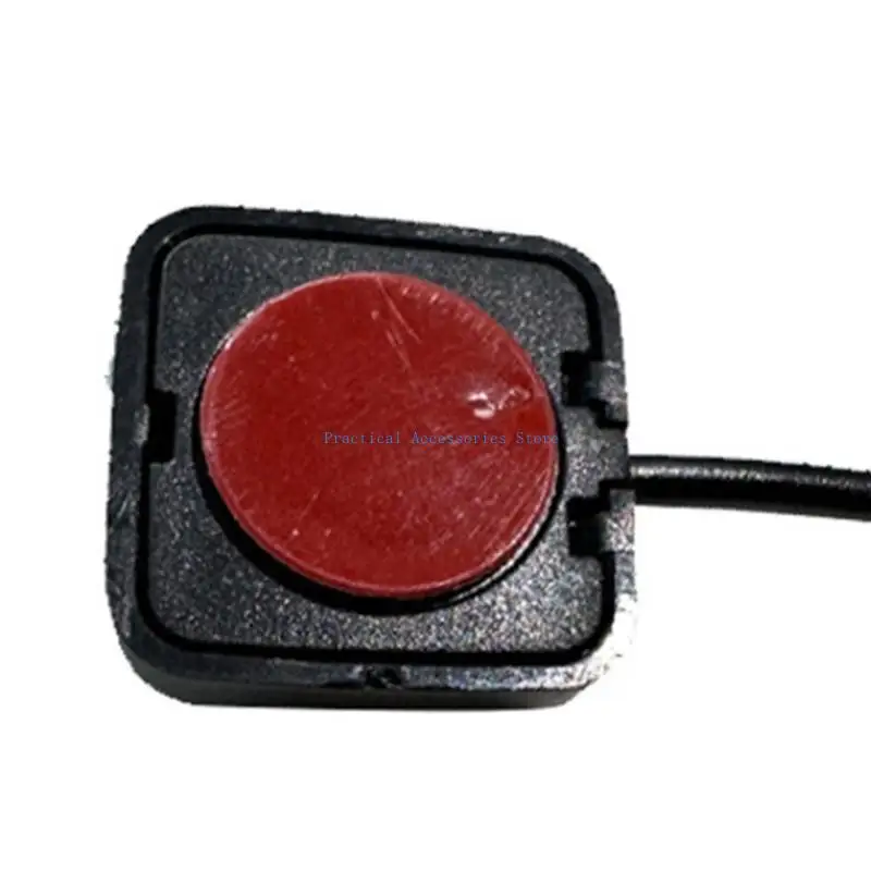U75E 12 فولت زر التبديل اكسسوارات تعديل السيارات زر صغير التبديل على Offs زر لاصق سيارة دفع أزرار أسود #4