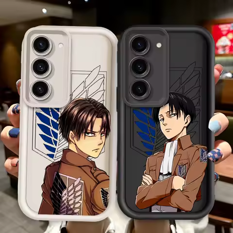 Attack On Titan Anime For Samsung Note 20 S24 S23 S22 S21 S20 Ultra Plus FE A25 A23 A22 A55 A35 5G Eye Ladder Cover Phone Case