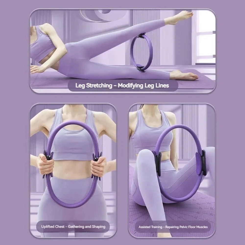 Yoga Pilates Kit 10 Piece Set With Resistance Bands And Ring_voghion.com
