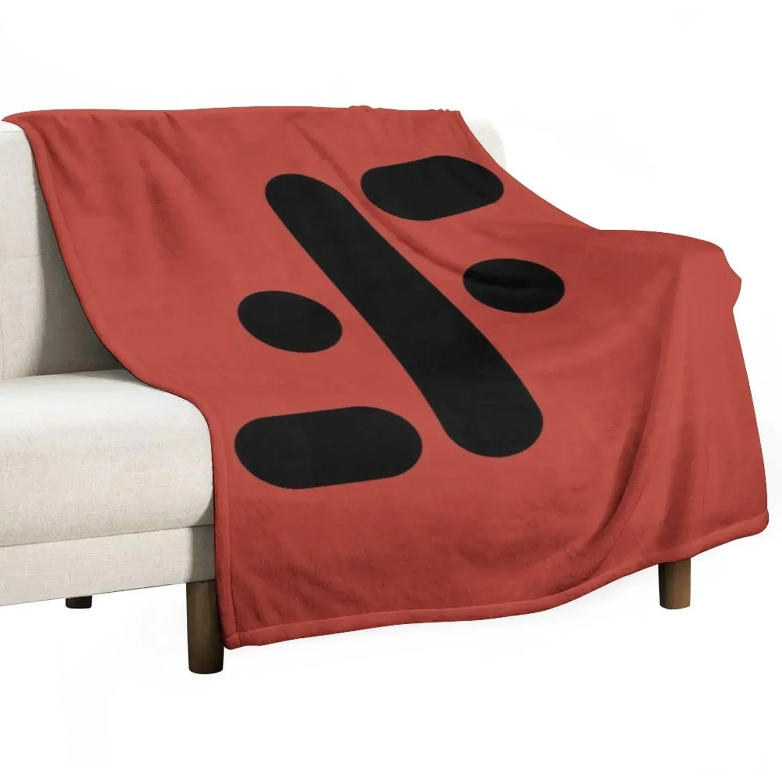 The Visitors Symbol (Logo) from the Television Show V Throw Blanket Luxury Thin Blankets