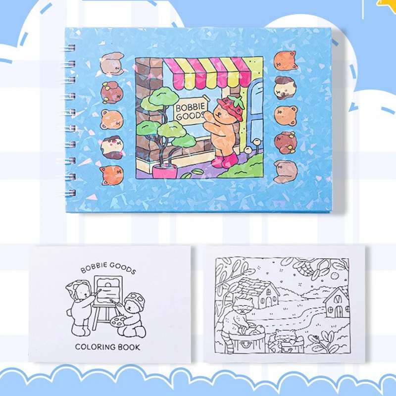 Cozy Friends - Coloring Book for Adults and Teens - Super Cute Animal Characters - 50 Pages Coloring Book for Kids