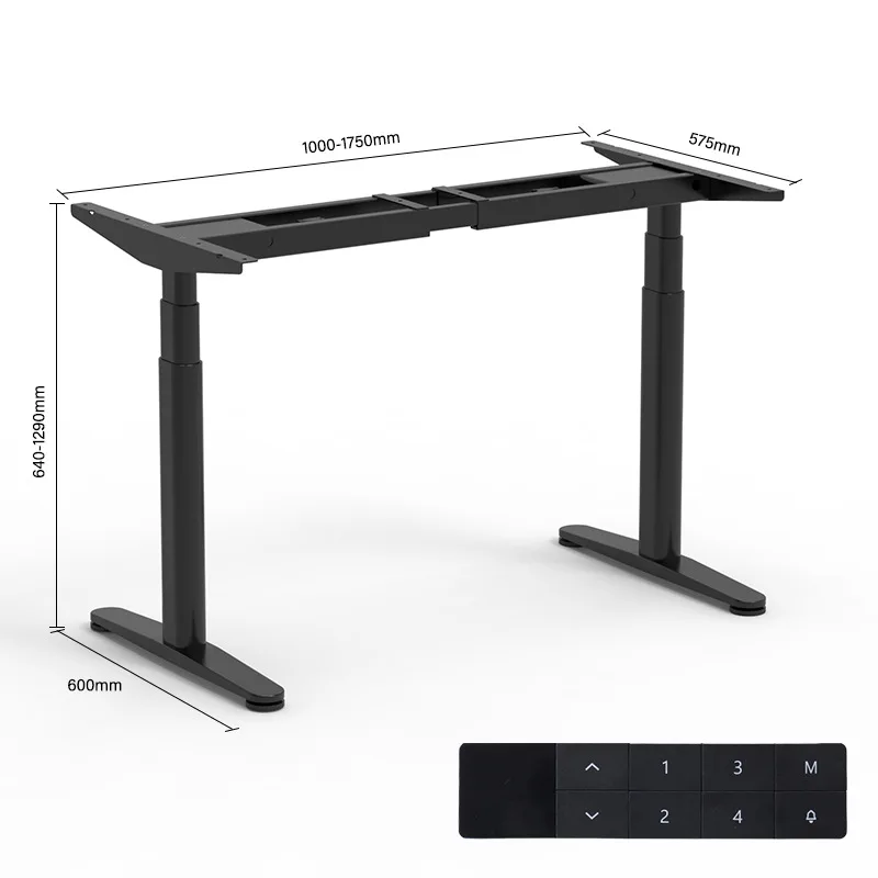 Motor duplo, inteligente, elétrico, elevador, pernas de mesa, oval, mesa