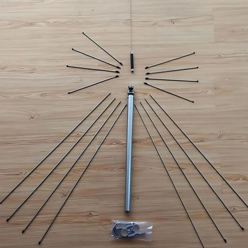 Antena de discone de banda ultra larga, 25 MHz-1300 MHz, compatível com multifrequência, conector PL259