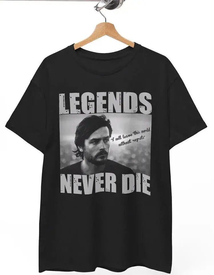 Alain Delon Shirt Tribute in Memory of French Actor RIP T-Shirt Dies At 88 Tee Short Sleeve Tops Tees Cotton Print Tshirts