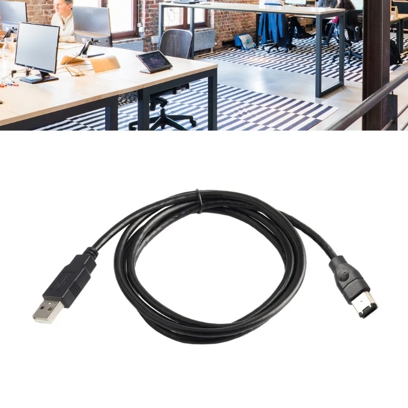

Easy to Use USB to 6P Line Cable for Scanners and Cameras, 1.8m/3/4.5m
