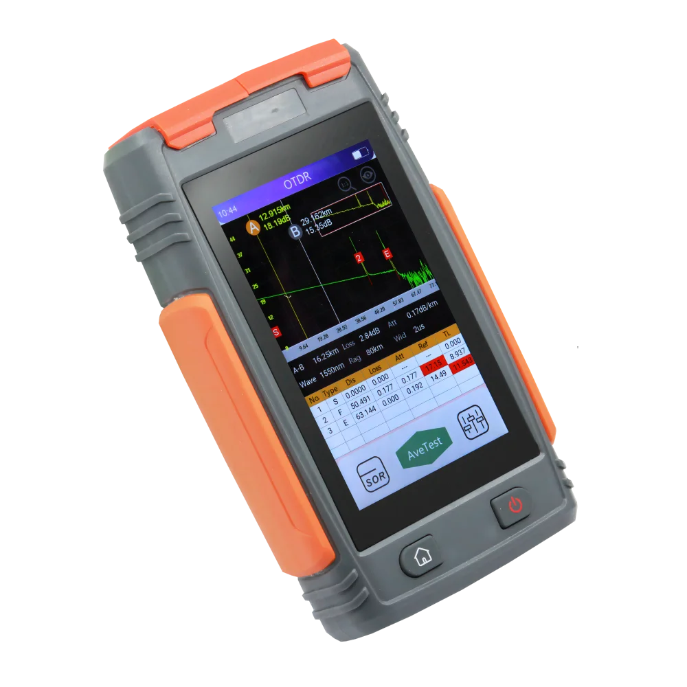 [Grandway Original] 2024 New Fiber Optic Mini OTDR 4 inch touch screen multiple funtion include OPM,OLS,VFL, FLM in stock