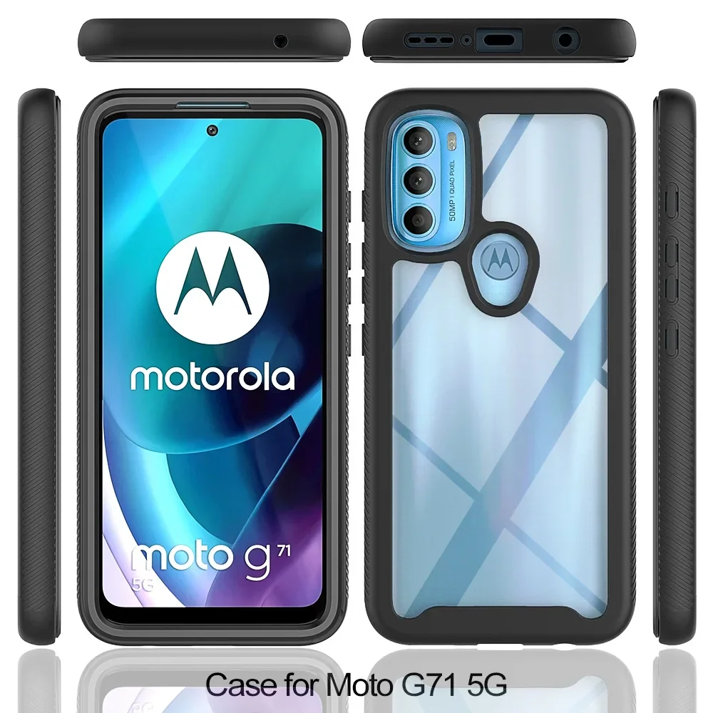 Hybrid TPU/PC Sky Case For Motorola Moto G71 5G Moto G51 5G Rugged Armor Fundas Capa Two Layer Shockproof Shell Hard Back Cover