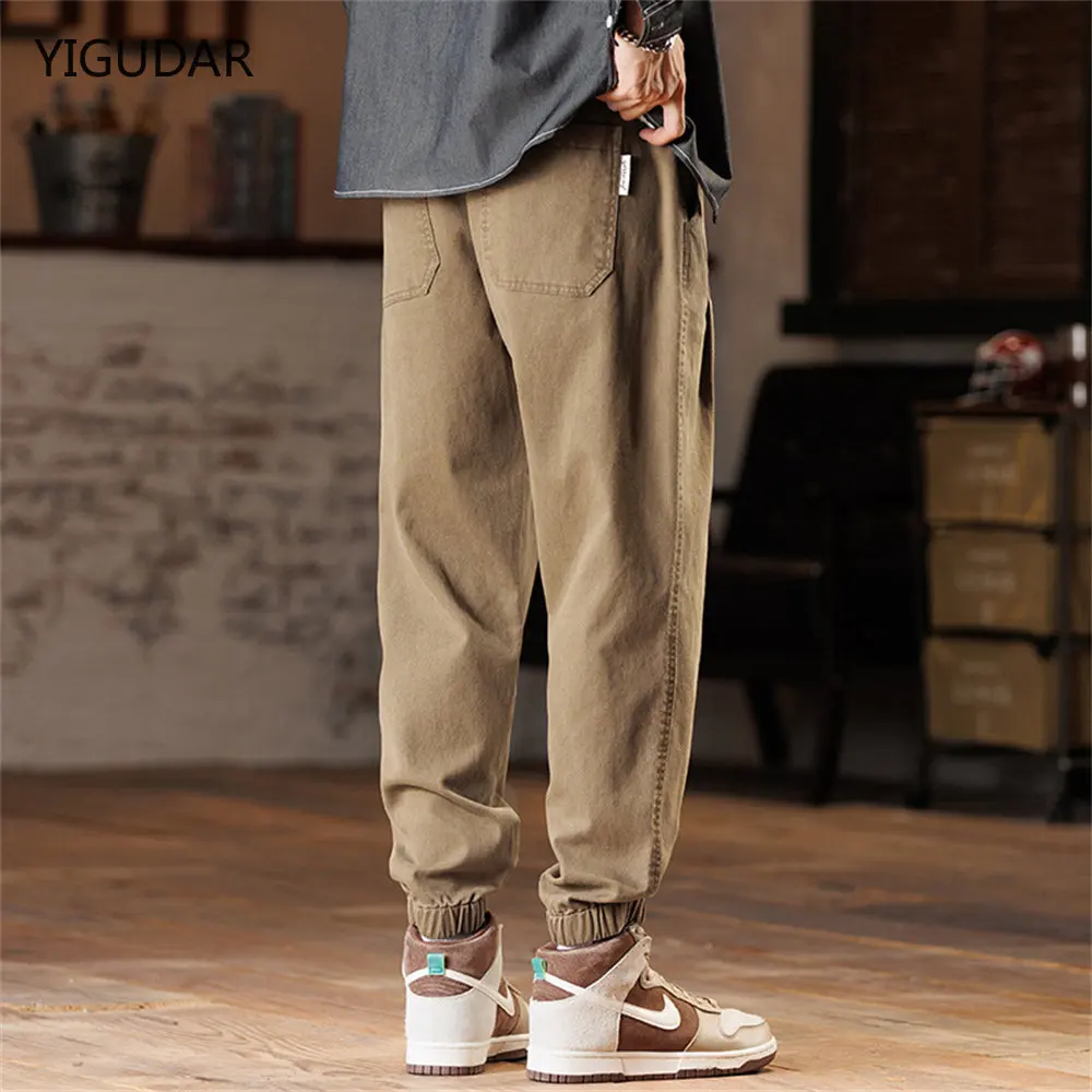 

Streetwear pants Mens Harem Joggers Pants Men Cargo Pants 2022 Hip Hop Casual Pockets Sweatpants Male Oversized Fashion Trousers