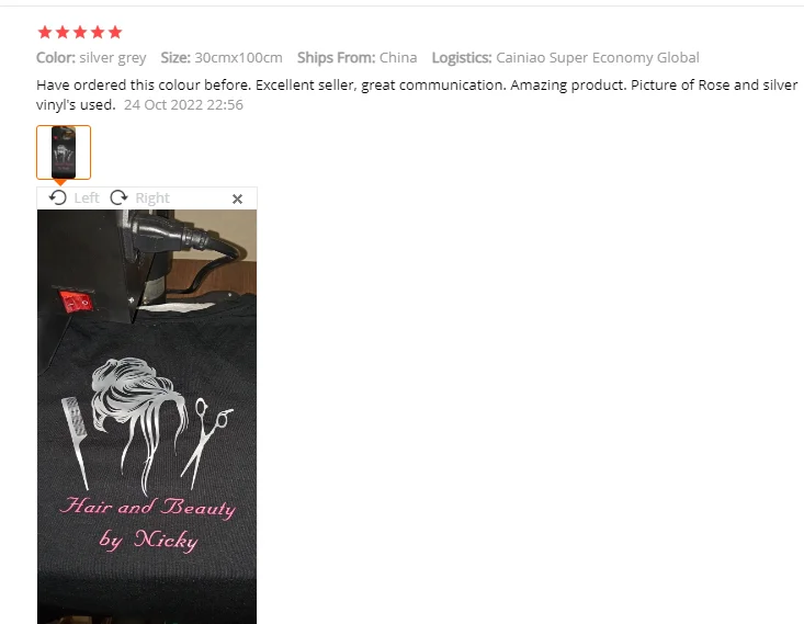 CHEONET HTV ---12"x40"/30.5cmx100cm ECO PU Heat Transfer Vinyl With Sticky Back T-shirt Iron On HTV Film Pattern Press DIY Craft
