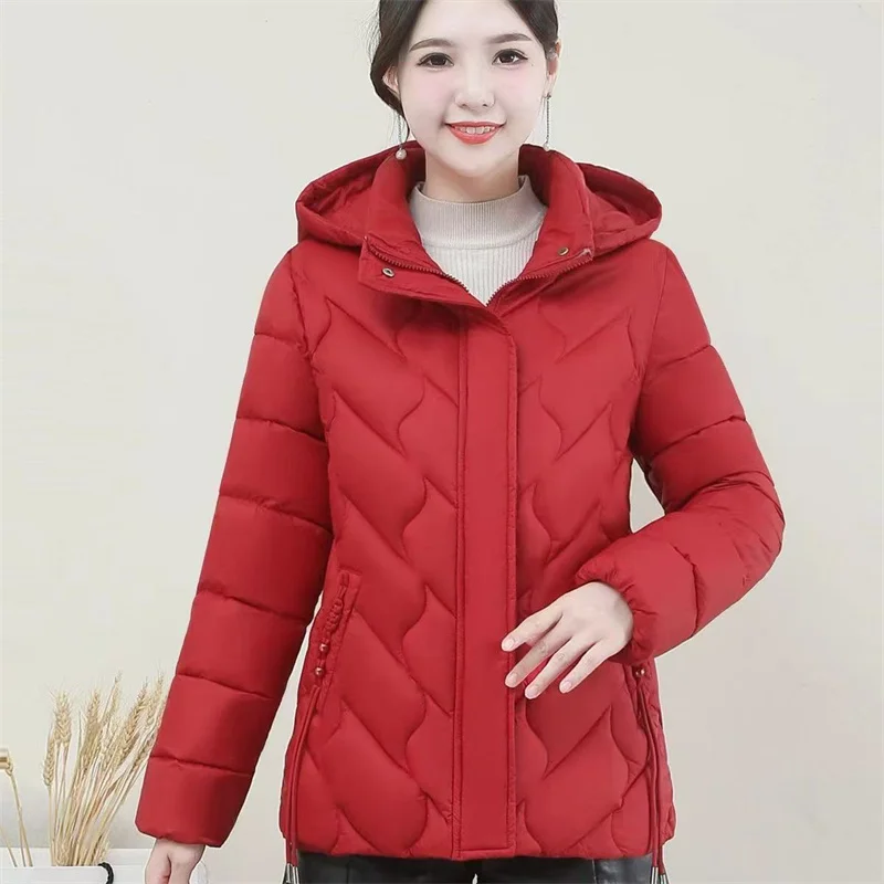 In Autumn And Winter Of 2024 Middle-aged And Elderly Mothers put On Cotton-padded Jacket Foreign-style Cotton-padded Jacket Top