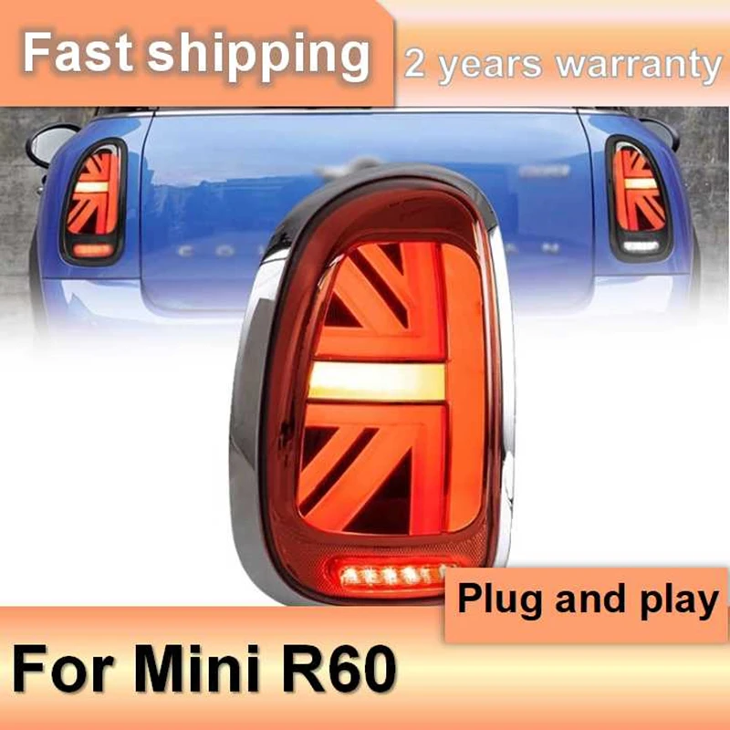 

Автомобильные аксессуары для BMW Mini R60, задний фонарь 2007-2016 Countryman, задний фонарь R60, задний DRL, противотуманный тормоз, указатель поворота, задний ход