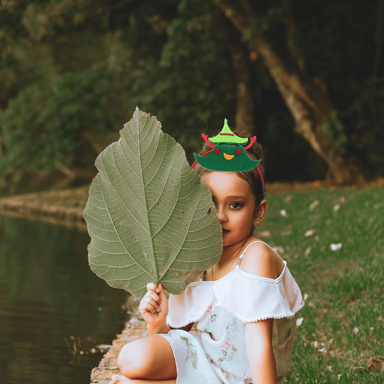 

10Pcs Christmas Tree Headbands Fun Festive Hairbands Holiday Party Supplies Xmas Hairpieces Holiday Hair Accessories