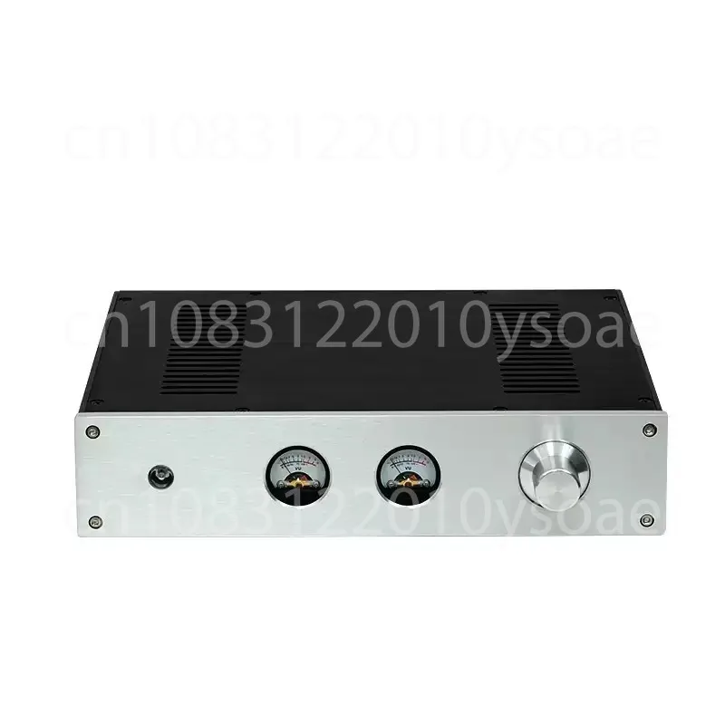 With VU Meter - Amplifier, Preamp, DAC And Headphone Amplifier Case, 3207 All Aluminum Chassis