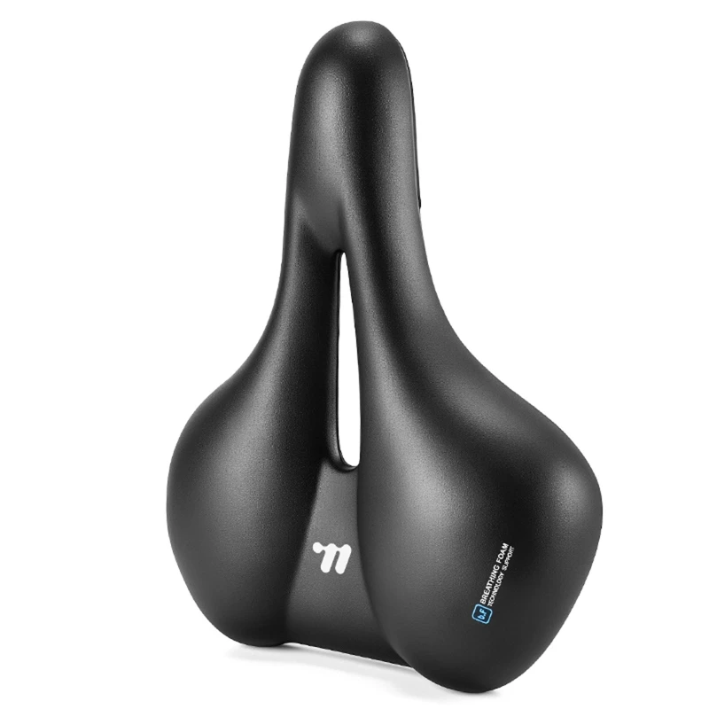 G6DE Bike Saddles with Wide Support and Relief Channel for City Cycling