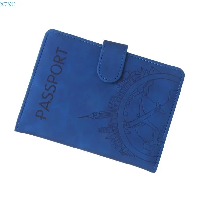 

X7XC Holder Travel Wallet Case Organisers PU Cover for Man & Women