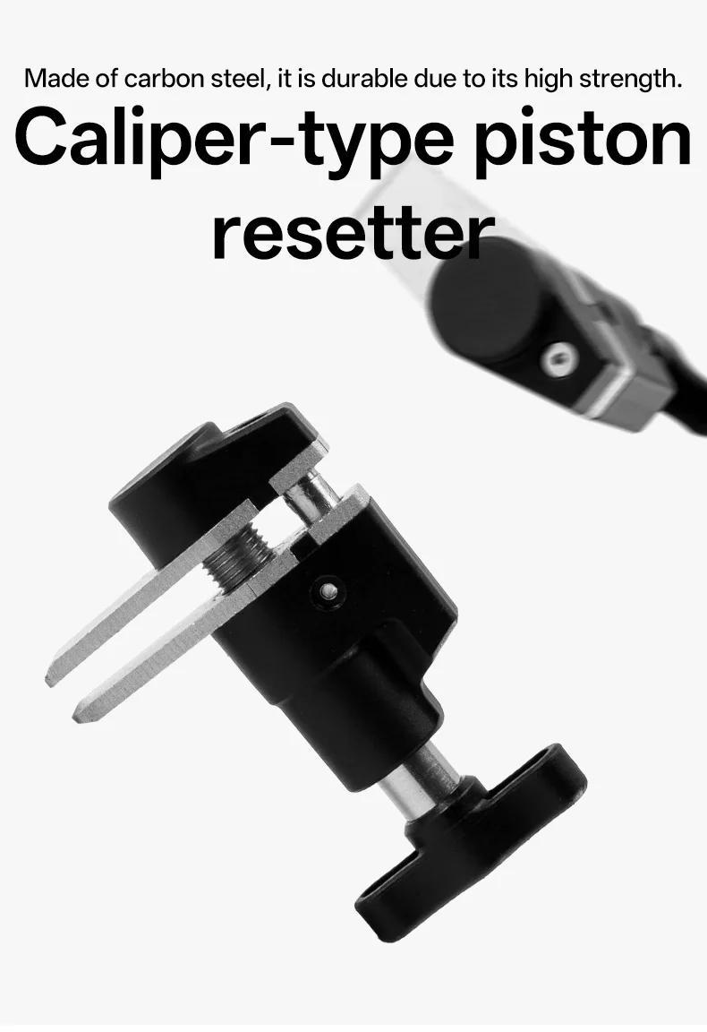 2-in-1 Fahrrad-Bremskolben-Press- und Rückstellwerkzeug für 2/4-Kolben-Hydraulikscheibenbremsen MTB Rennrad Reparatur- und Wartungswerkzeug – Detail 1