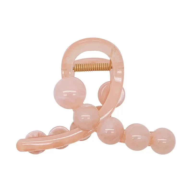 젤리 컬러 헤어핀 2024 그래버 클립, 여성 후면 장식, 기질 상어 클립, 패션 액세서리, 8cm