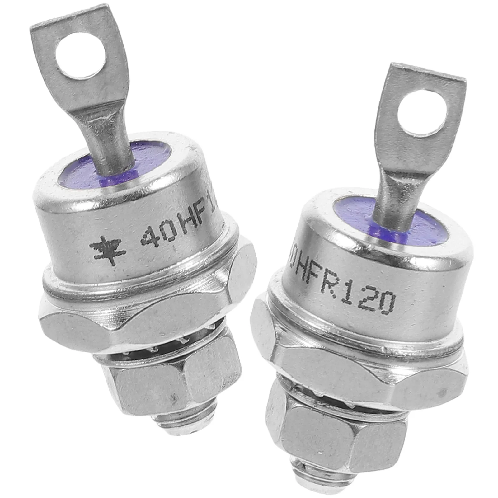2Pcs 40hf120 40hfr120 Spiral Rectifier Diodes High Performance Stable Rectification Diode Kit for Generator Accessories