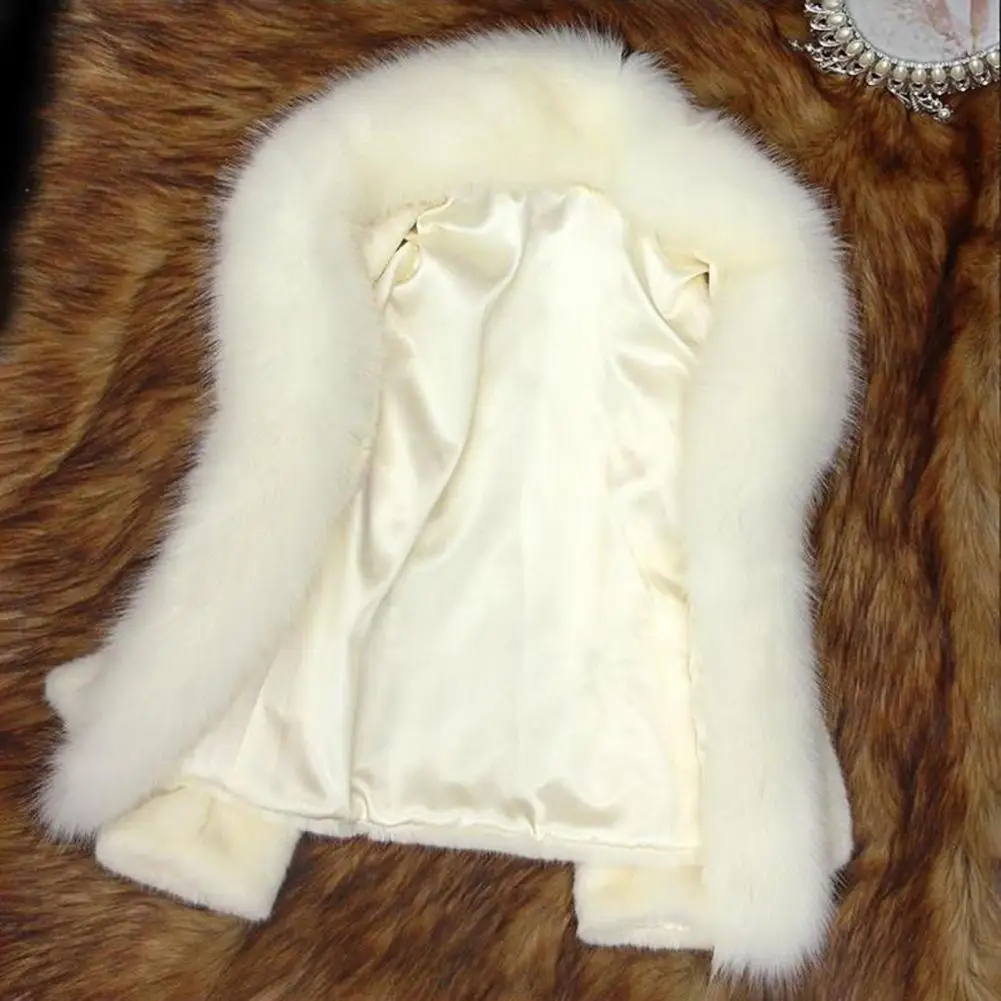 

Hooded Loose Faux Fur Jacket Women Thick Autumn Winter Korean Maxi Coat Long Warm Luxury Parkas Outerwear
