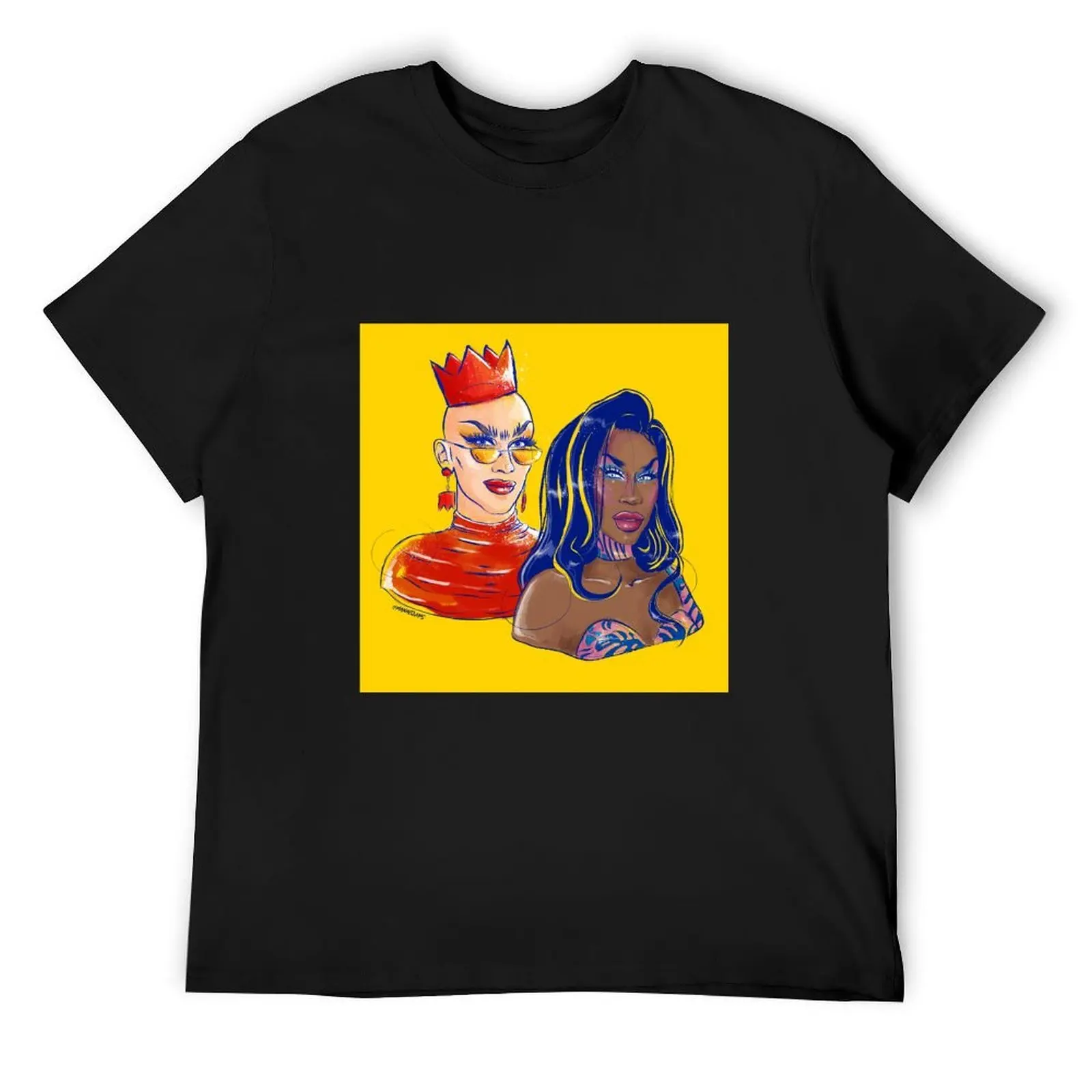 

Sasha Velour and Shea Coulee T-Shirt new edition clothes vintage clothes cotton t shirt men