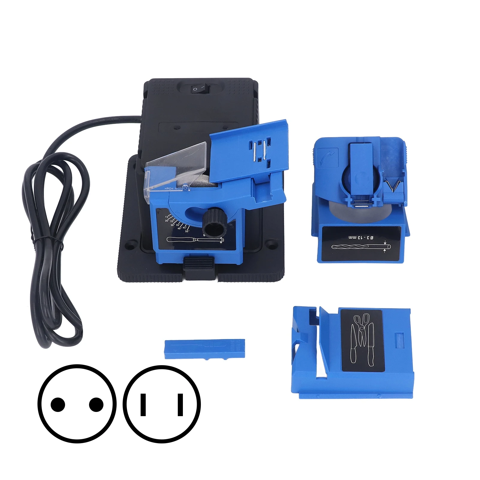 

Multifunctional Task Sharpener 65W High Strength Adjustable Household Electric Cutter Sharpening Machine for Grinding
