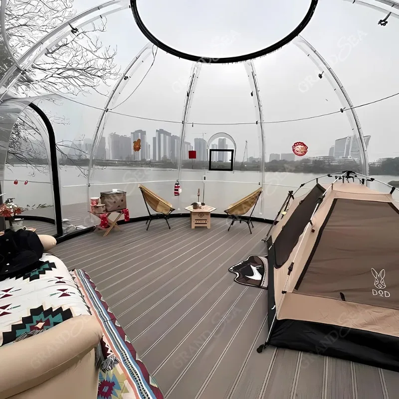 New Design Bubble Hotel Inflatable Bubble Tent Lodge Starry Sky Bubble House Garden Sun Room Camping Picnic Room