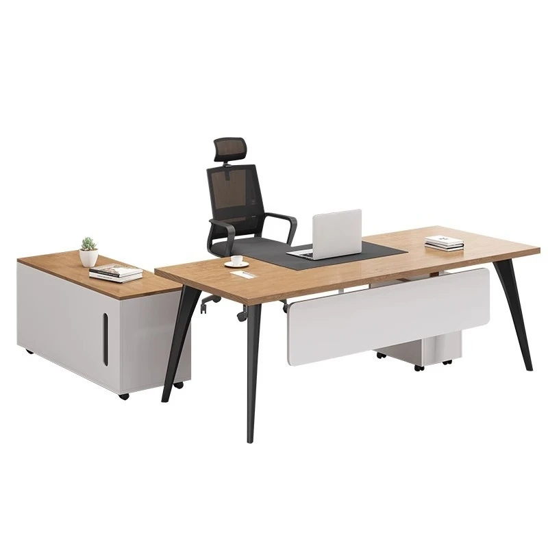 

Desk boss table simple modern class president supervisor manager single computer