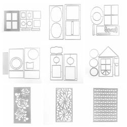 Basic Frames Cutting Dies Master Layouts For Metal Die Cuts DIY Scrapbooking Album Card Making Decoration Paper Craft