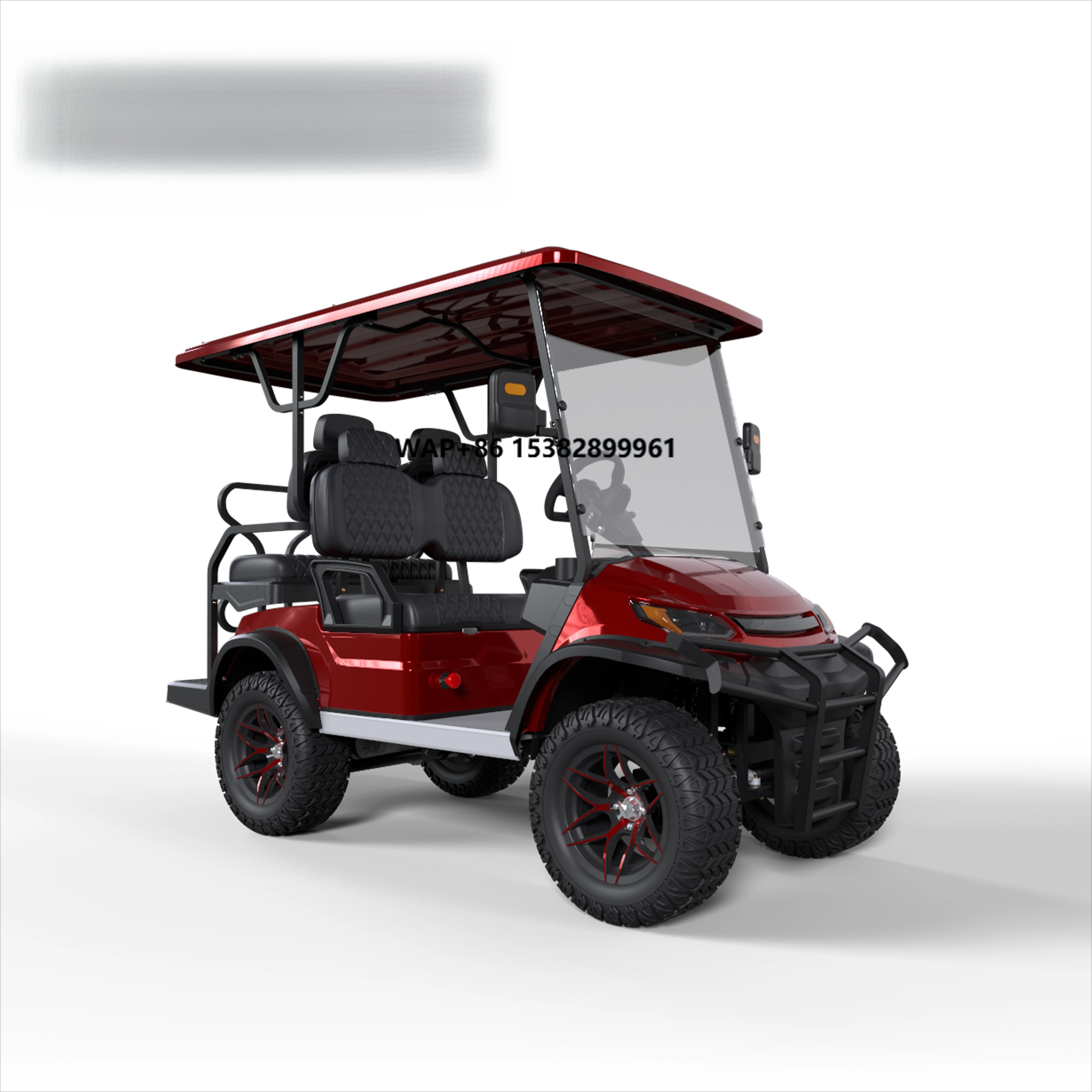 48V Electric Customized Street Legal Golf Carts New Model 6 Seater Golf Cart Electric 6 Passenger Sightseeing Golf Cart